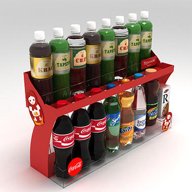 counter display for drinks