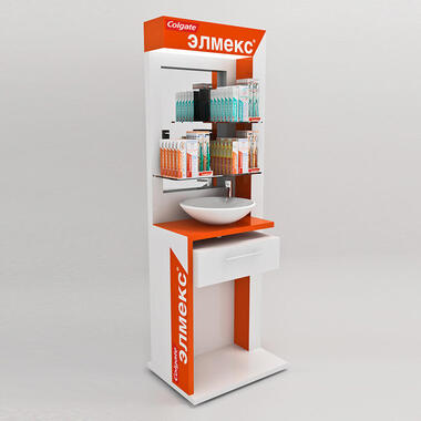 floor display tester stand for  pharmacy