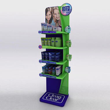 floor display for cosmetics (new product lounch)