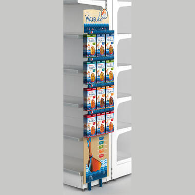 end- side hanging display for snacks