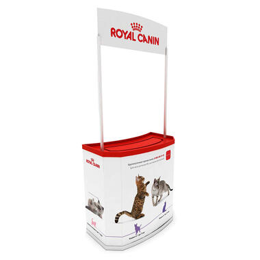 tasting promo stand for petfood